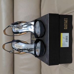 Badgley Mischka Black Forrester Heels